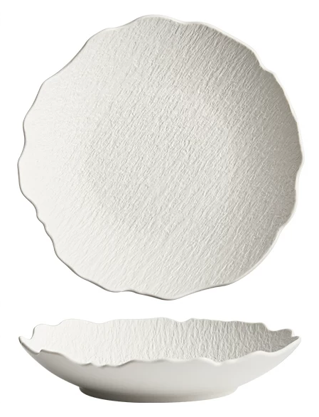 Haute Stone Tableware — Soup Plate — White