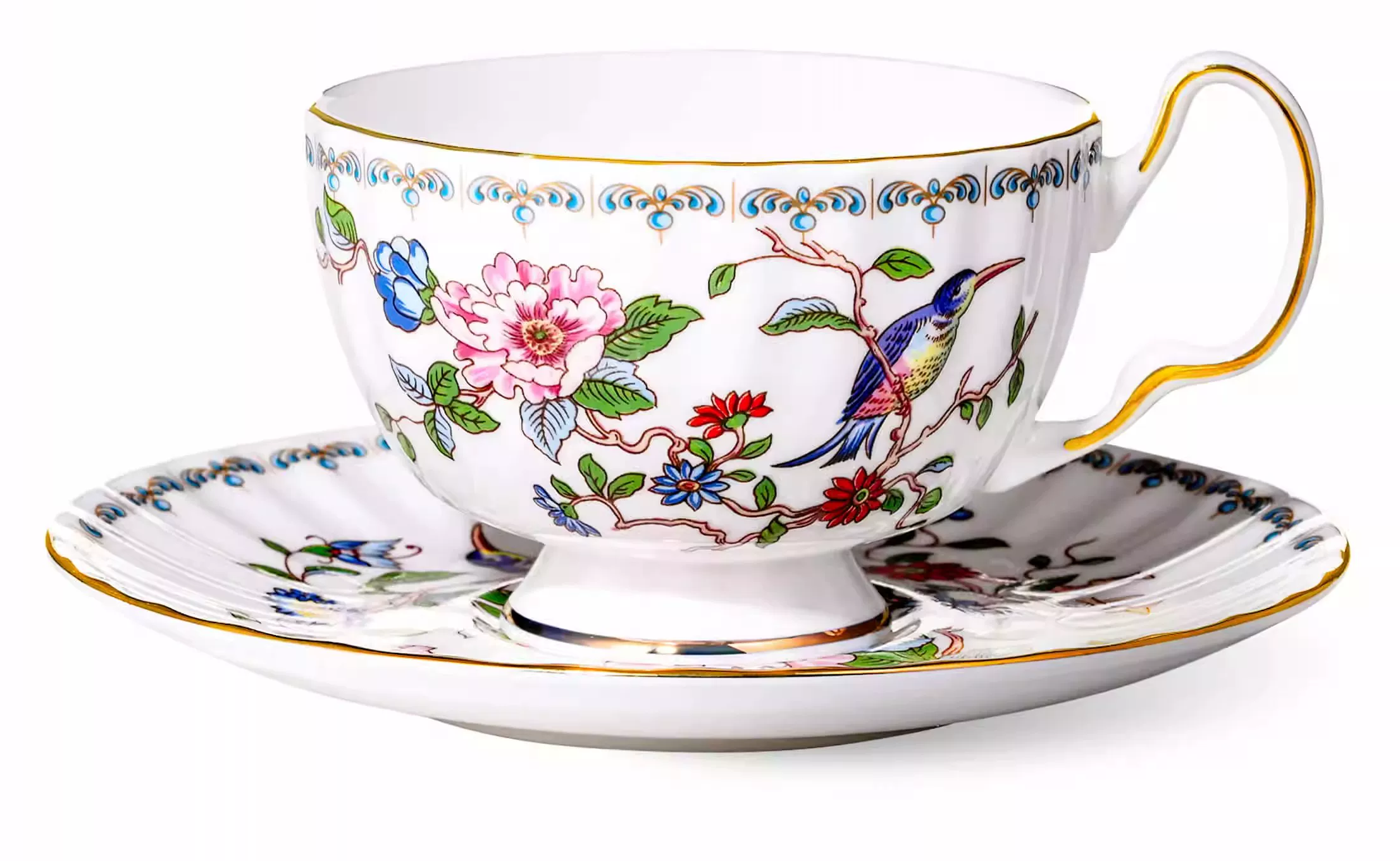 The Imperial Botanical Gold Collection — Cup and Saucer — Botanical