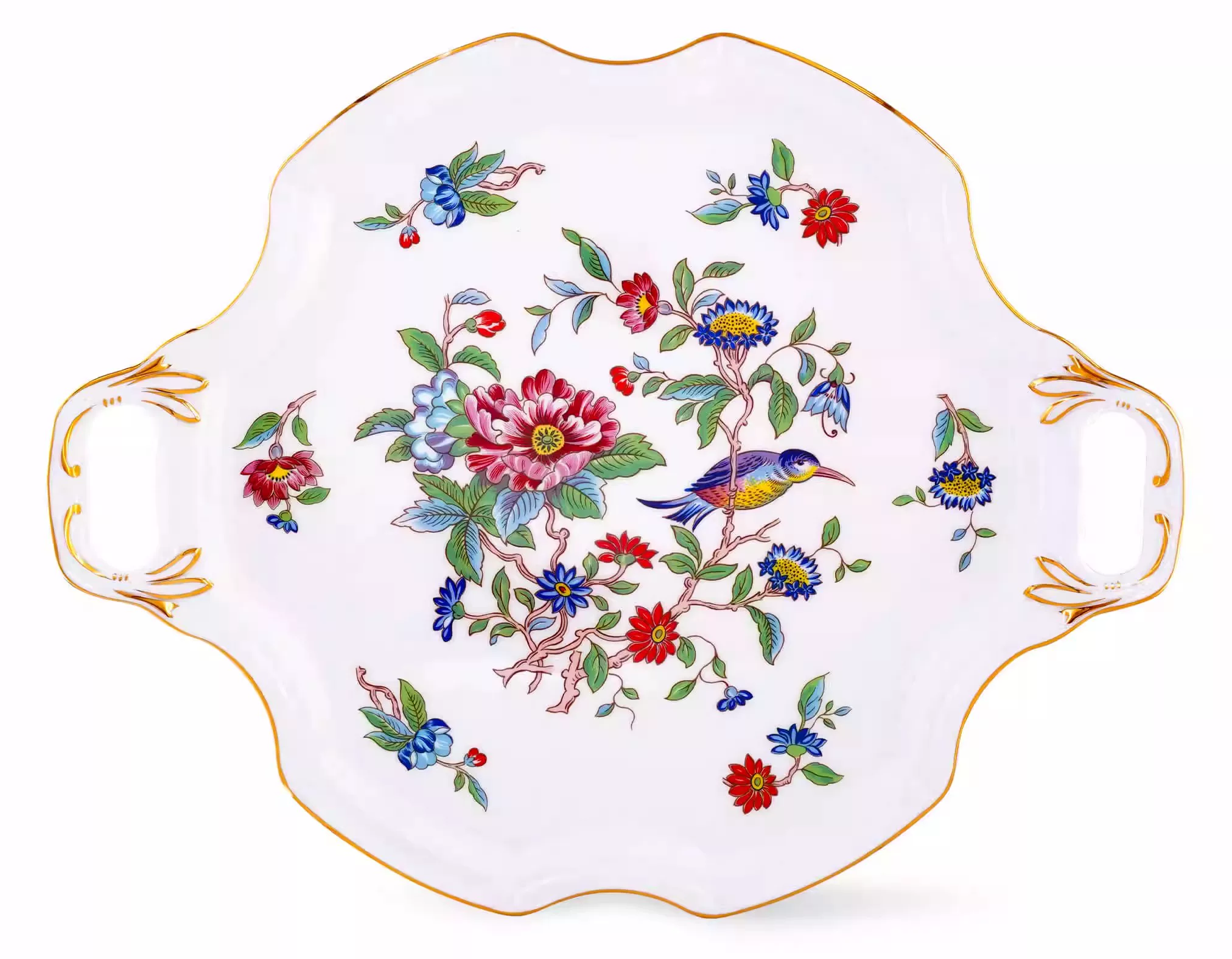 The Imperial Botanical Gold Collection — Handled Tray — Botanical